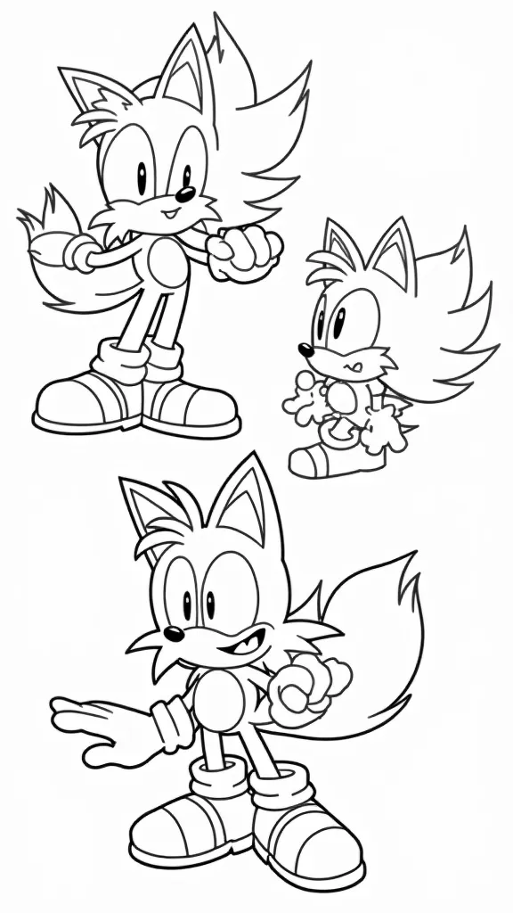 tails sonic 2 coloring pages